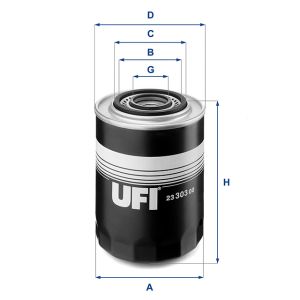 UFI OIL FILTER 23 303 00