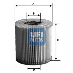 UFI OIL FILTER 25 081 00