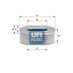 UFI AIR FILTER 27 427 00