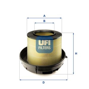 UFI AIR FILTER 27 639 00